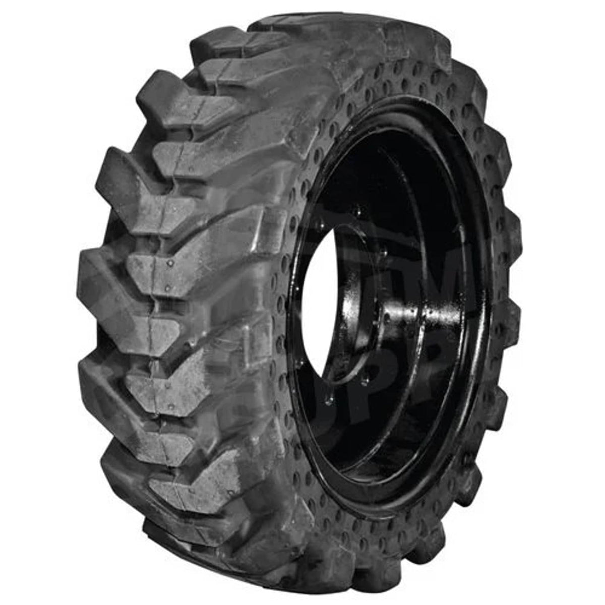 Bethesda Industrial Solid Tire - 14 x 17.5 Left Hand fits Caterpillar 420F 420F UB1417-LG-3/4L
