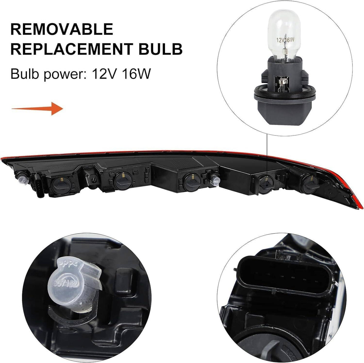 Bethesda Industrial Rear Right Bumper Lower Tail Light Brake Stop Lamp 80A945070A For Audi Q5 18-21