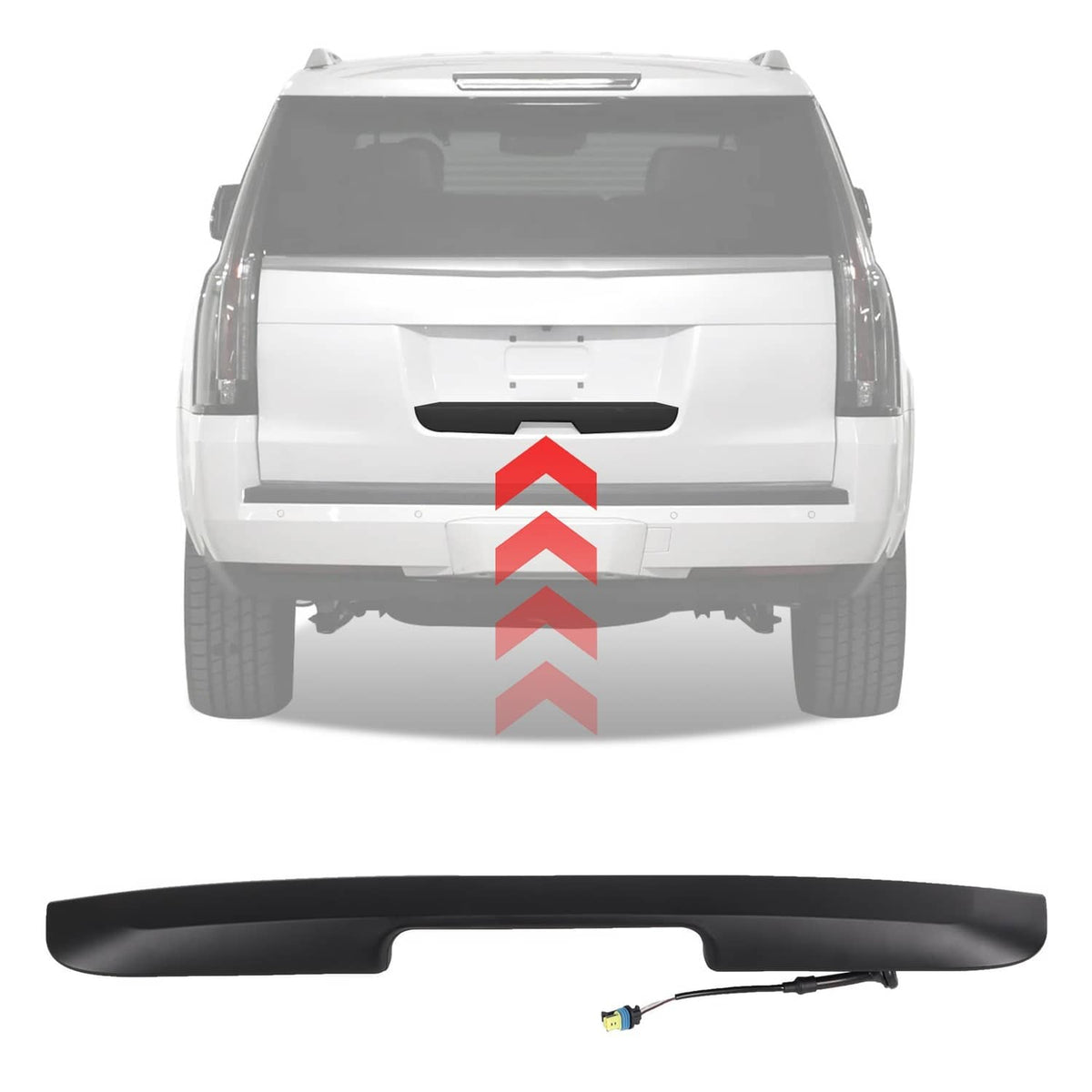 Bethesda Industrial Outside Lift Gate Handle Black For 07-14 Yukon Suburban Tahoe Escalade 25838218