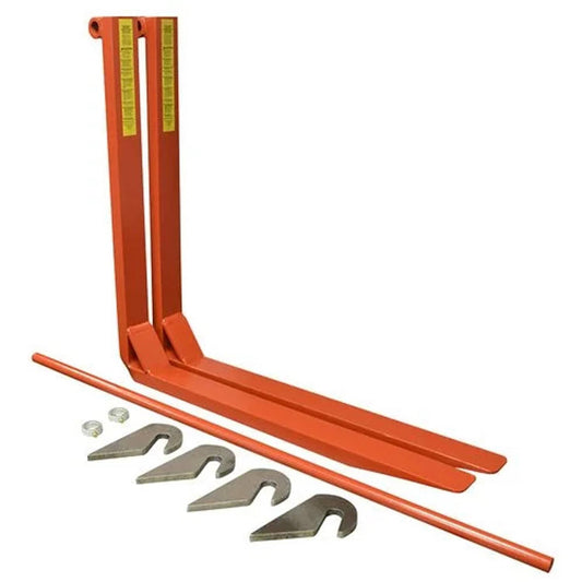 Bethesda Industrial Standard ITA Forklift Forks 72" - 8,000 lbs. Pair 175-5-72-2