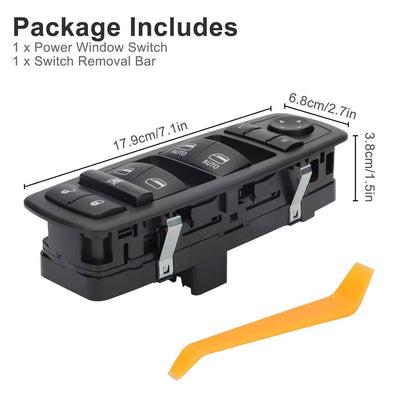 Bethesda Industrial Master Power Window Switch for 2009-2012 Dodge Ram 1500 2500 3500 Driver Side LH