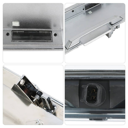 Bethesda Industrial Silver New 15135441 Rear Tailgate License Pocket For 2003-2005 Hummer H2
