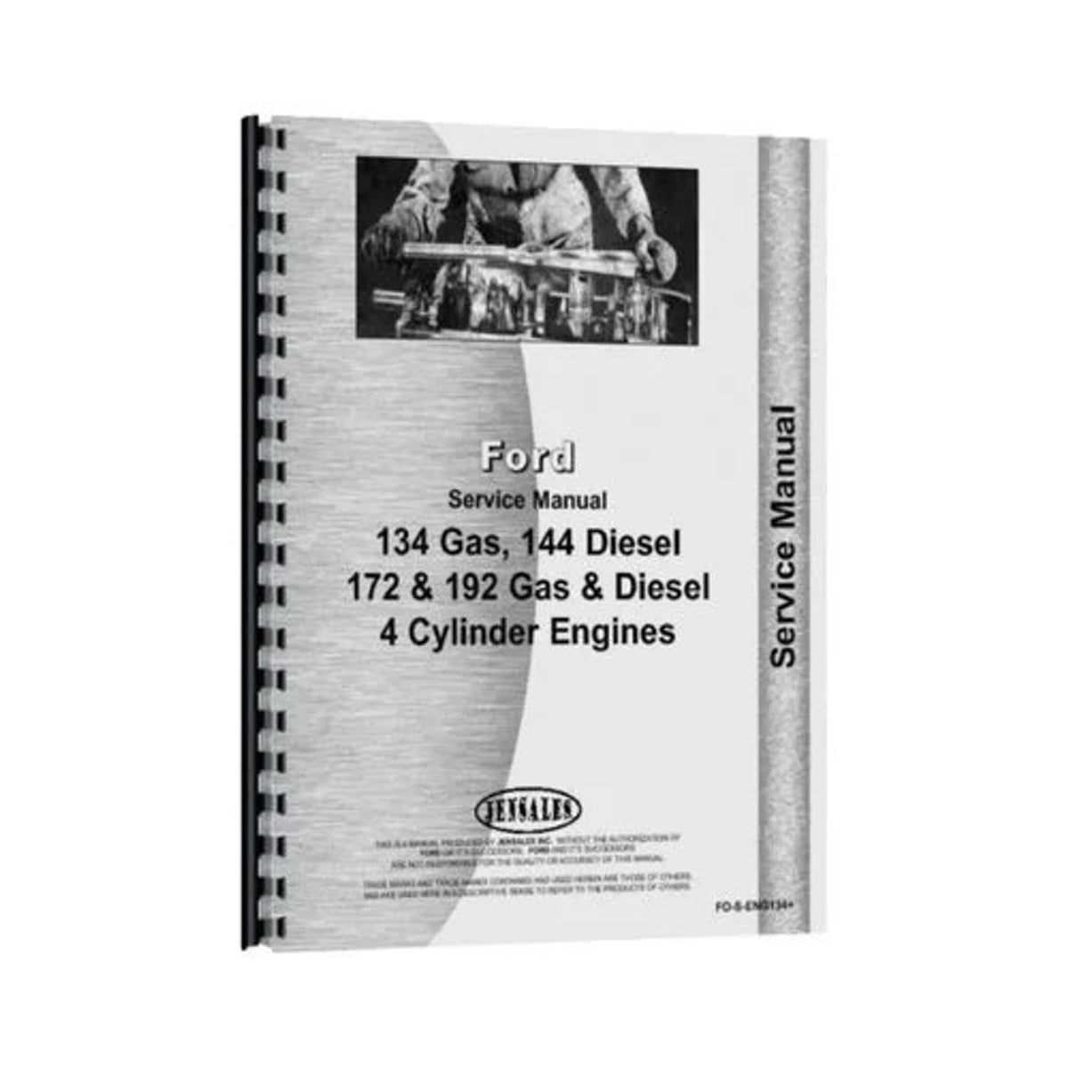 Bethesda Industrial Service Manual fits Ford 134 144 172 192