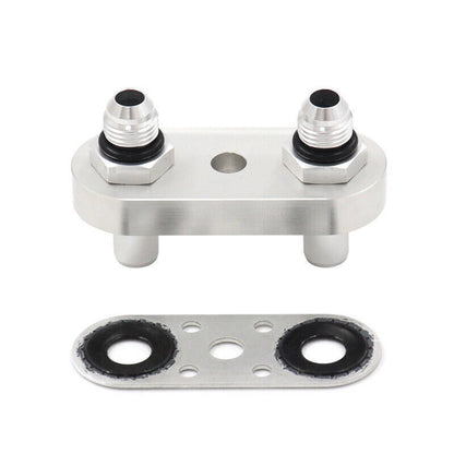 Bethesda Industrial Transmission Cooler Line Adapter Plate with 6AN Fittings Seal 6L80E 6L90E 8L90E