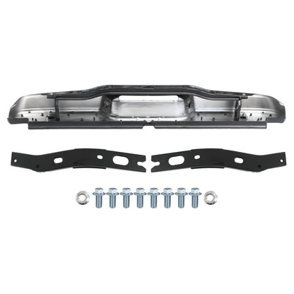 Bethesda Industrial Complete Steel Rear Step Bumper Assembly For Toyota Tacoma 1995-2004 Chrome