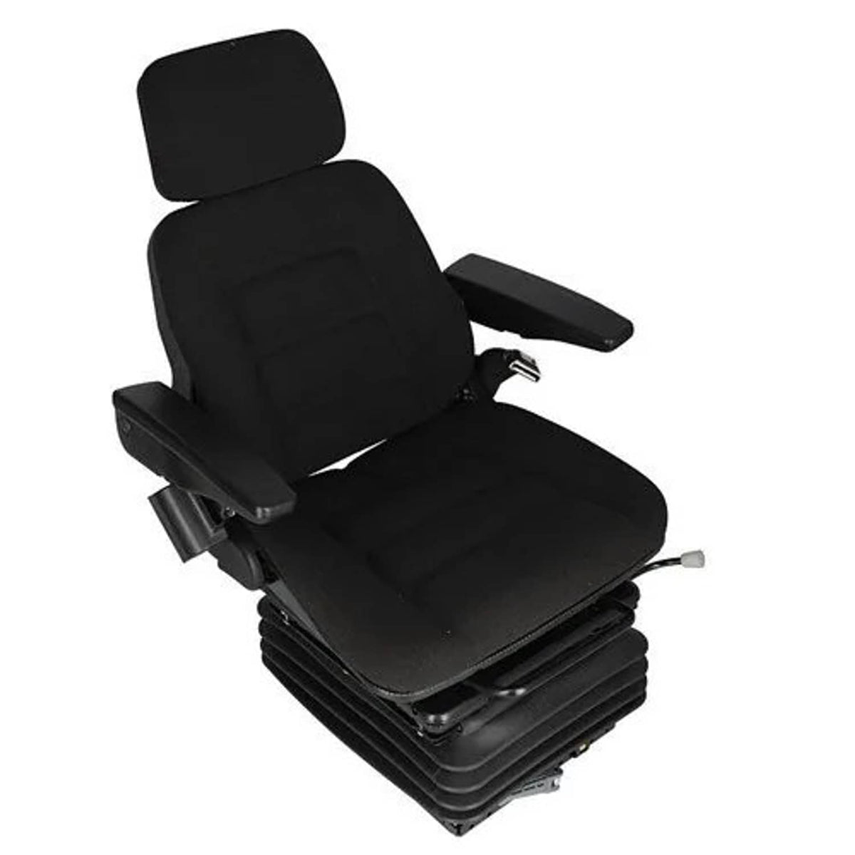 Bethesda Industrial Seat Assembly Full Adjustment with Mechanical Suspension Fabric Black John