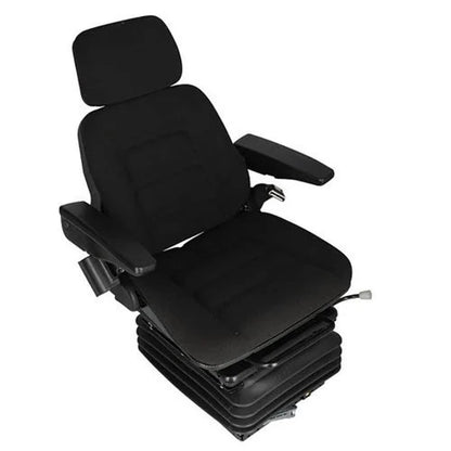 Bethesda Industrial Seat Assembly Full Adjustment with Mechanical Suspension Fabric Black John