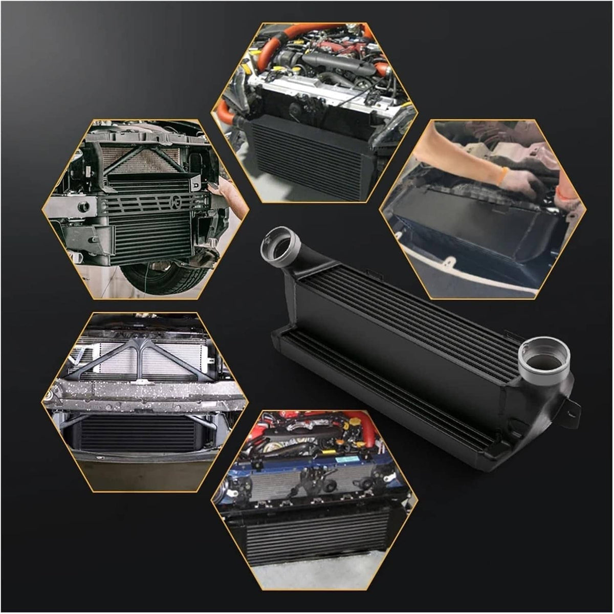 Bethesda Industrial New Front Mount Intercooler Kit For BMW E82 E88 135i 1M E90 E92 335i E89 Z4