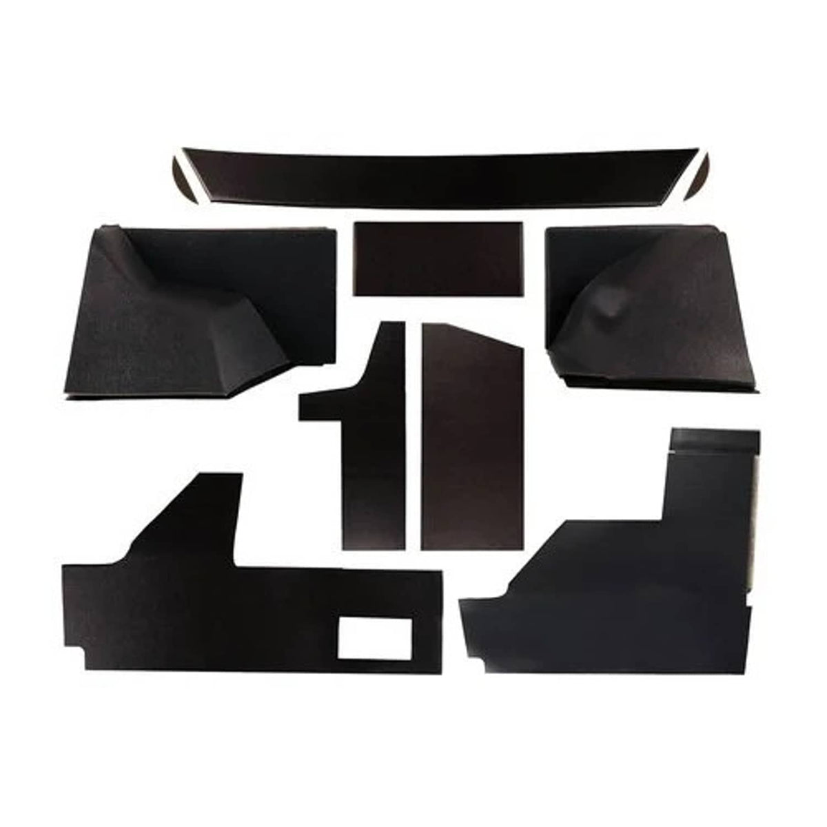 Bethesda Industrial Cab Foam EZ Cab Kit Vinyl with Formed Plastic - Black fits John Deere 4240 4440