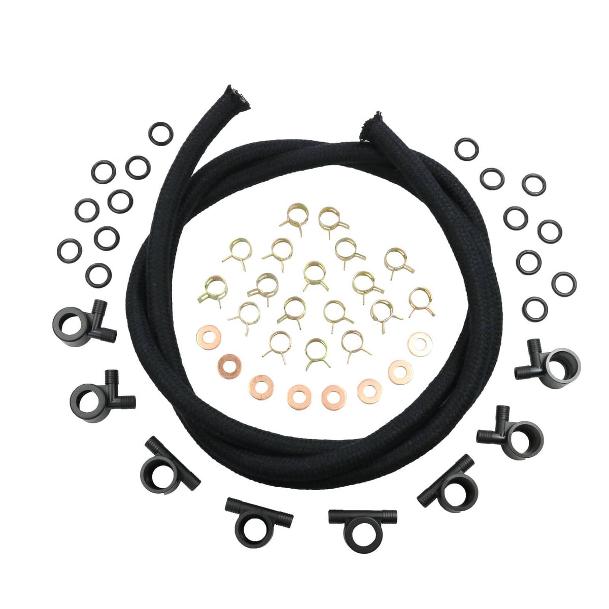 Bethesda Industrial JDMSPEED Fuel Injector Return Line Kit for Ford 7.3 7.3L Diesel Trucks 1988-1994