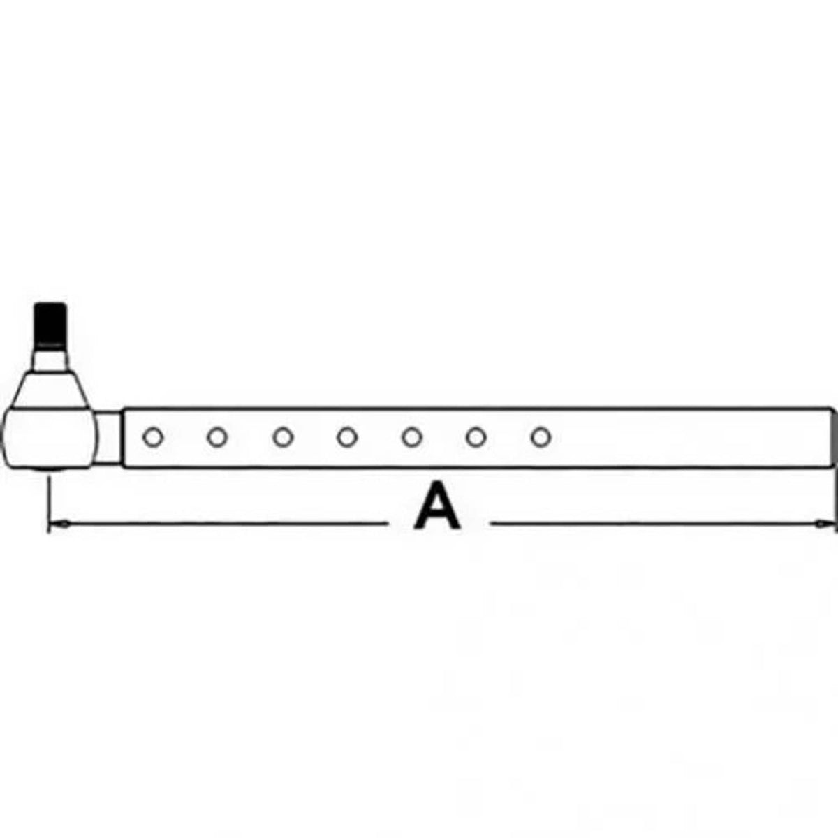Bethesda Industrial Tie Rod - Long fits Ford TW10 TW30 D8NN3280EA
