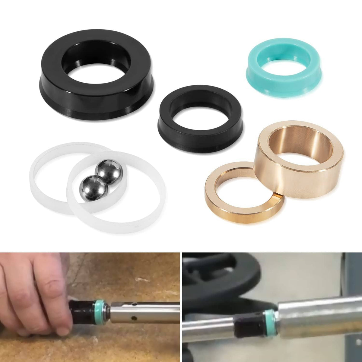 Bethesda Industrial 241623 Pump Repair Kit Fit for Fireball 300 (50:1) & Dynastar 10:1 Grease Pumps