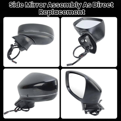 Bethesda Industrial Left Driver Side Mirror for 2017-2024 Mazda CX-5 w/BSM Power Turn Signal Light