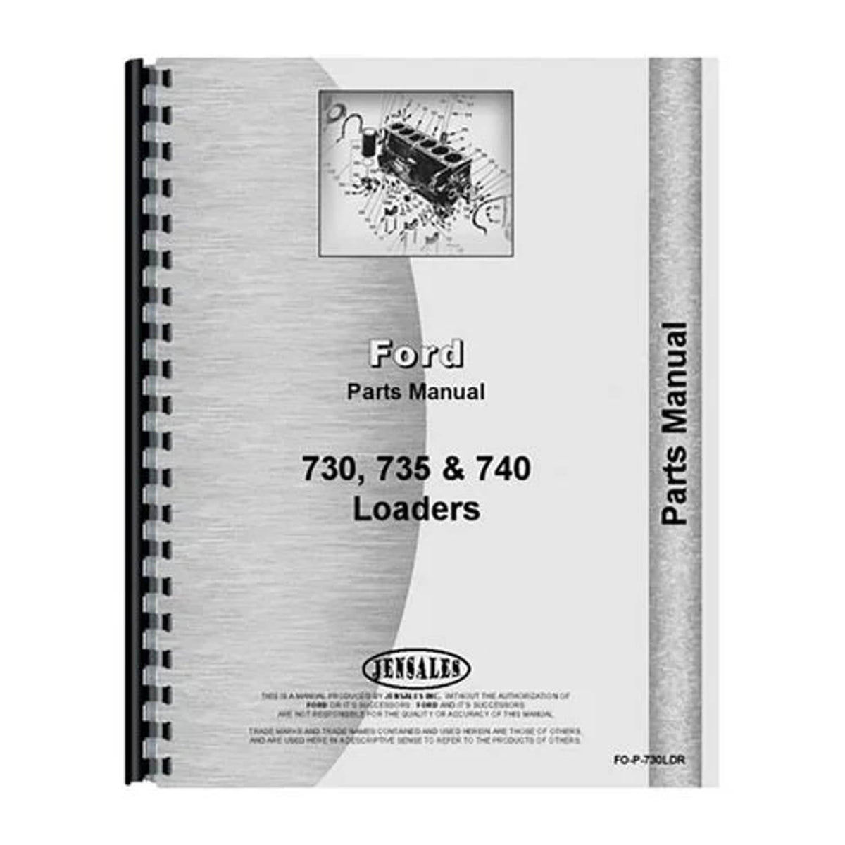 Bethesda Industrial Parts Manual fits Ford 730 735
