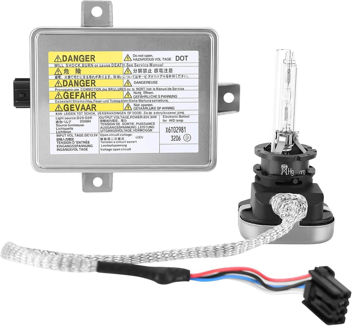 Bethesda Industrial 1 Pair For 2004-2005 Acura TSX 2.4L HID Xenon Headlight Ballast + Igniter + Bulb