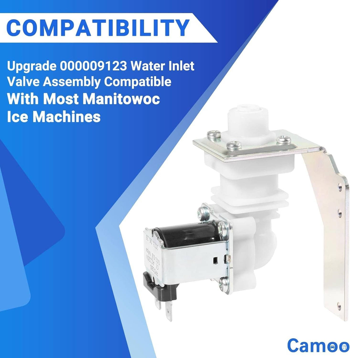 Bethesda Industrial 000009123 Water Inlet Valve Assembly 120V 60Hz 5W for Manitowoc Ice Machines