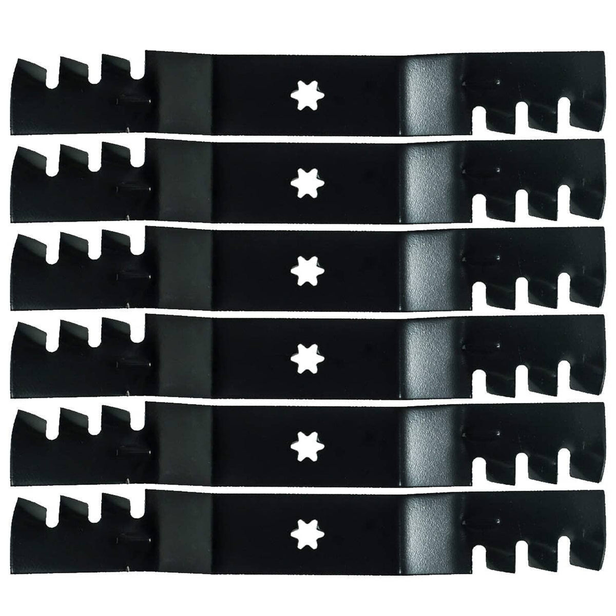 Bethesda Industrial 6PK Mulching Blades for MTD 942-04053-X 942-04053A 942-04053B 942-04053C