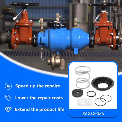 Bethesda Industrial RK212-375R Relief Valve Rubber Kit for 2-1/2"-6" Model 375/375A/375AST/475/475V