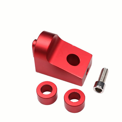 Bethesda Industrial Red Aluminum Throttle Cable Carb Bracket For 4150 4160 Carburetor 350 SBC