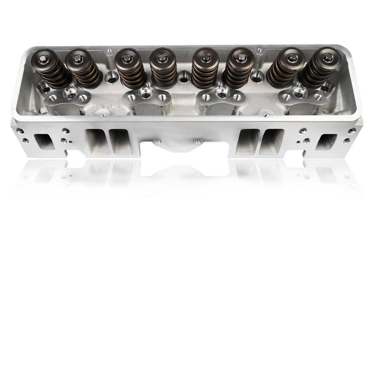 Bethesda Industrial Complete Aluminum Cylinder Head For SBC Chevy 350 190cc 64cc 2.02/1.60 Angle