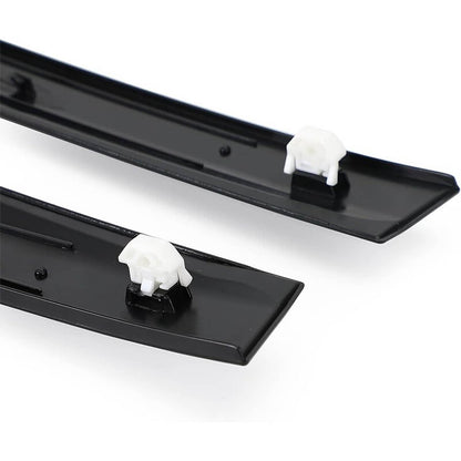 Bethesda Industrial Left & Right Side Window Molding Door Sash Trim For 1992-1995 Honda Civic Black