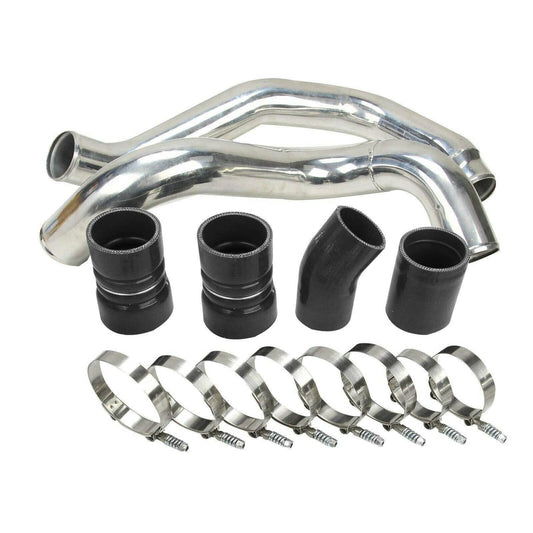 Bethesda Industrial Silver Intercooler Pipe & Boot Kit for 2003-2007 Ford 6.0L Powerstroke Diesel