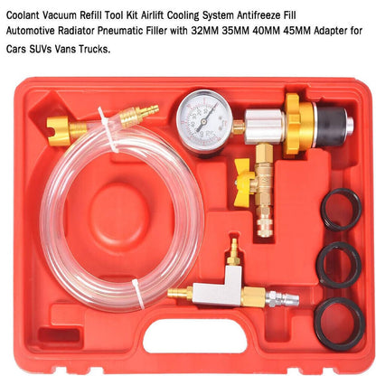 Bethesda Industrial Auto Coolant Vacuum Kit Cooling System Vacuum Radiator Kit Refill & Purging Tool