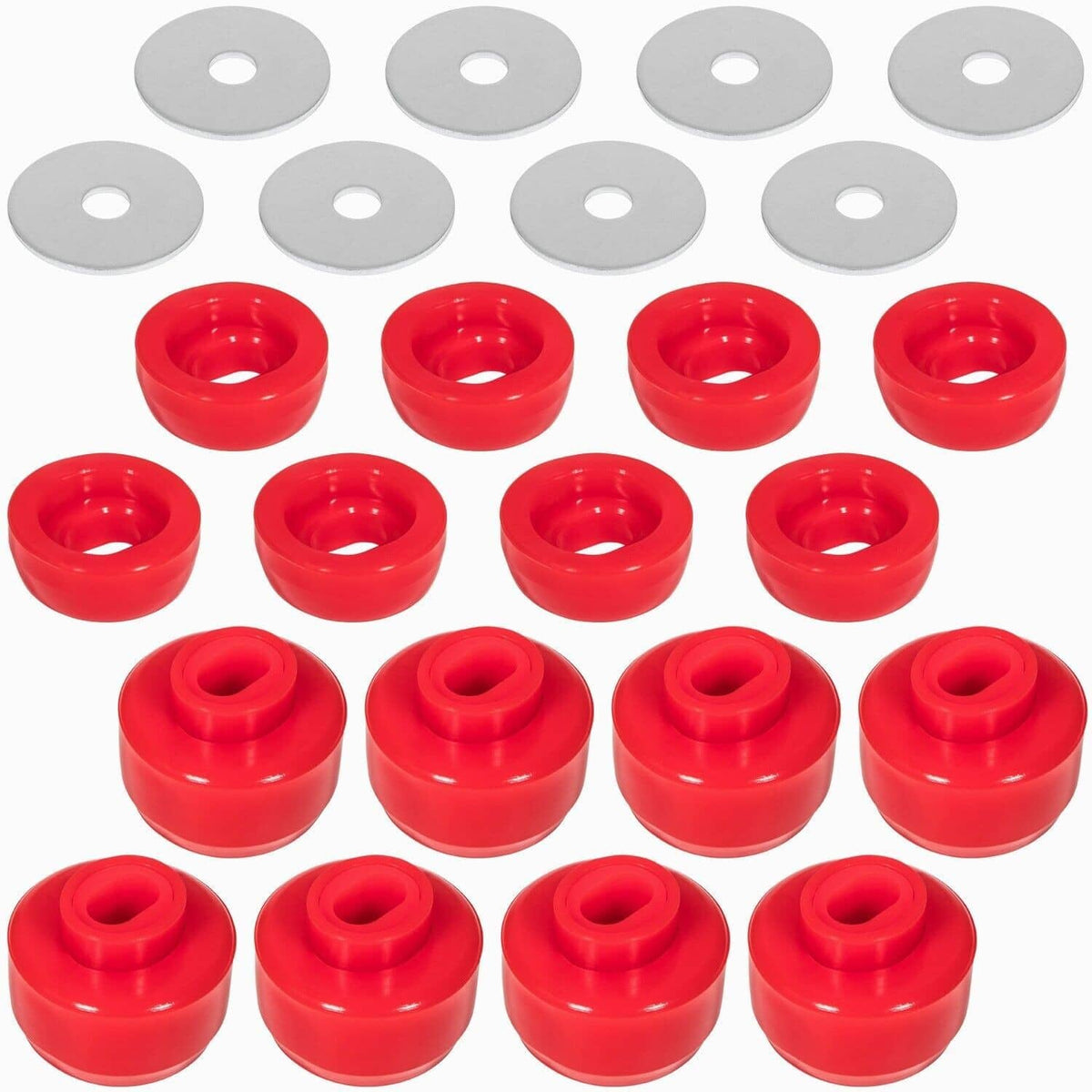 Bethesda Industrial Silicone Body Cab Mount Bushing 7-141 Kit for 1999-2014 Chevy Silverado & Sierra