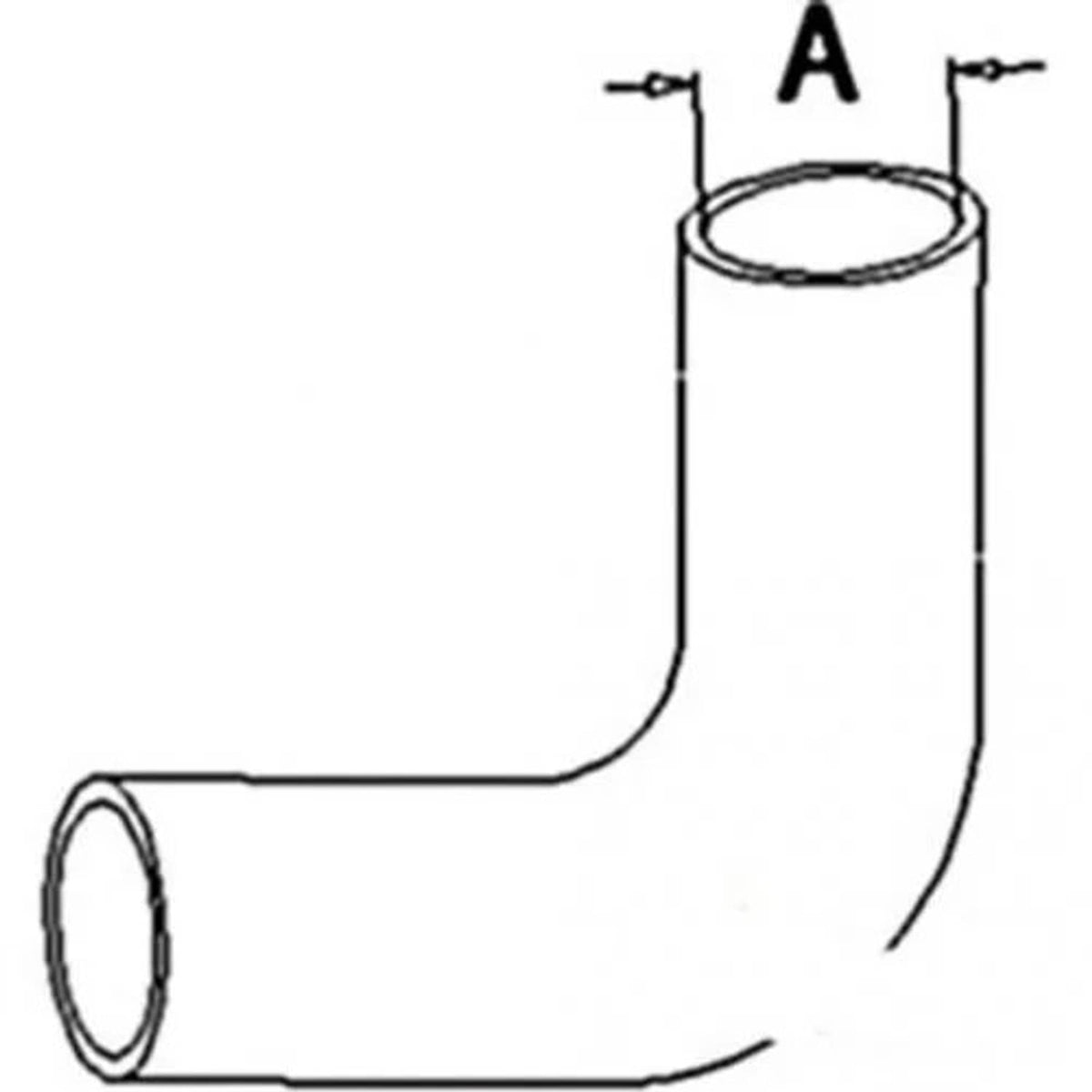 Bethesda Industrial Radiator Hose - Upper fits White 2-88 2-110 303375943