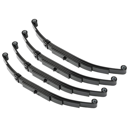Bethesda Industrial Tandem Trailer Axle Suspension Kit U-bolt Hanger Kit 4 Leaf Springs Equalizer