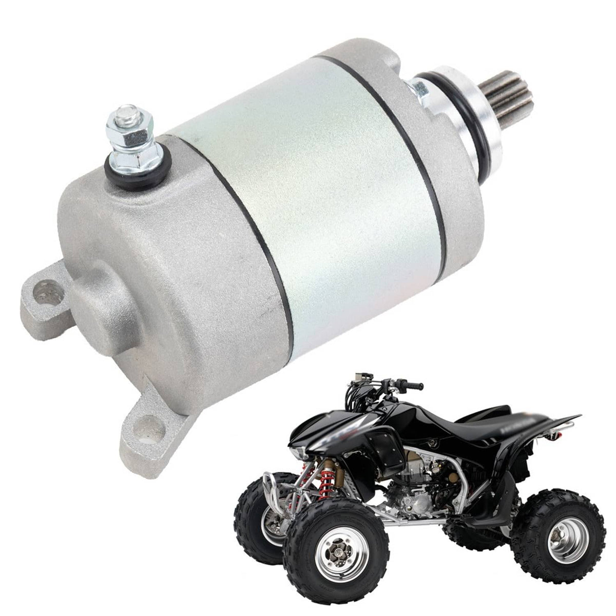 Bethesda Industrial Replacement 31200-HP1-601 Starter Motor Assembly for 2006-2014 Honda TRX450ER
