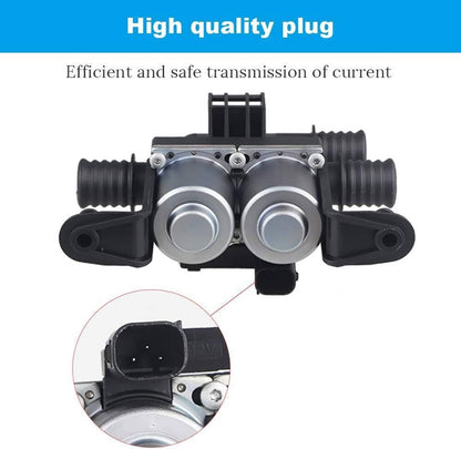 Bethesda Industrial Black Heater Control Water Valve 64116910544 For 2003-2017 BMW E53 E70 E71 X5 X6