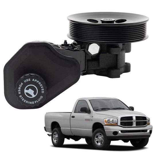 Bethesda Industrial Power Steering Pump w/ Reservoir & Pulley For 2003-2007 Dodge Ram 2500 3500