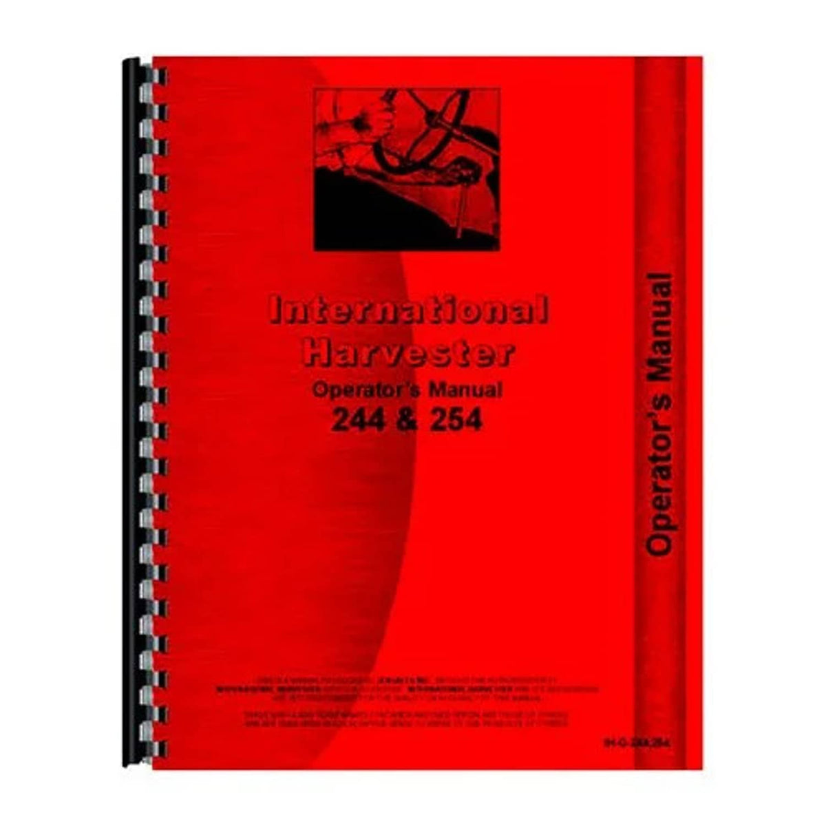 Bethesda Industrial Operator's Manual fits International 244 254