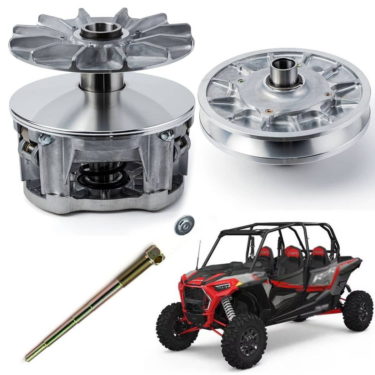 Bethesda Industrial PRIMARY & SECONDARY DRIVEN CLUTCH + Puller FOR 2016-2022 POLARIS RZR 1000 XP & S