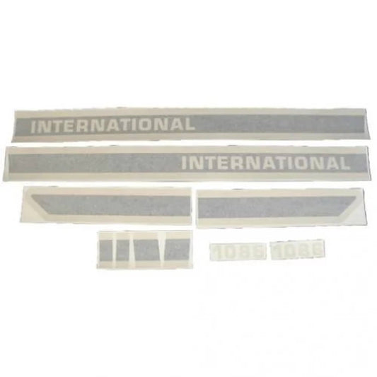 Bethesda Industrial Decal Set 1086 Black Stripe Vinyl fits International 1086