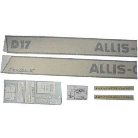 Bethesda Industrial Decal Set D17 Series IV Gas Vinyl fits Allis Chalmers D17