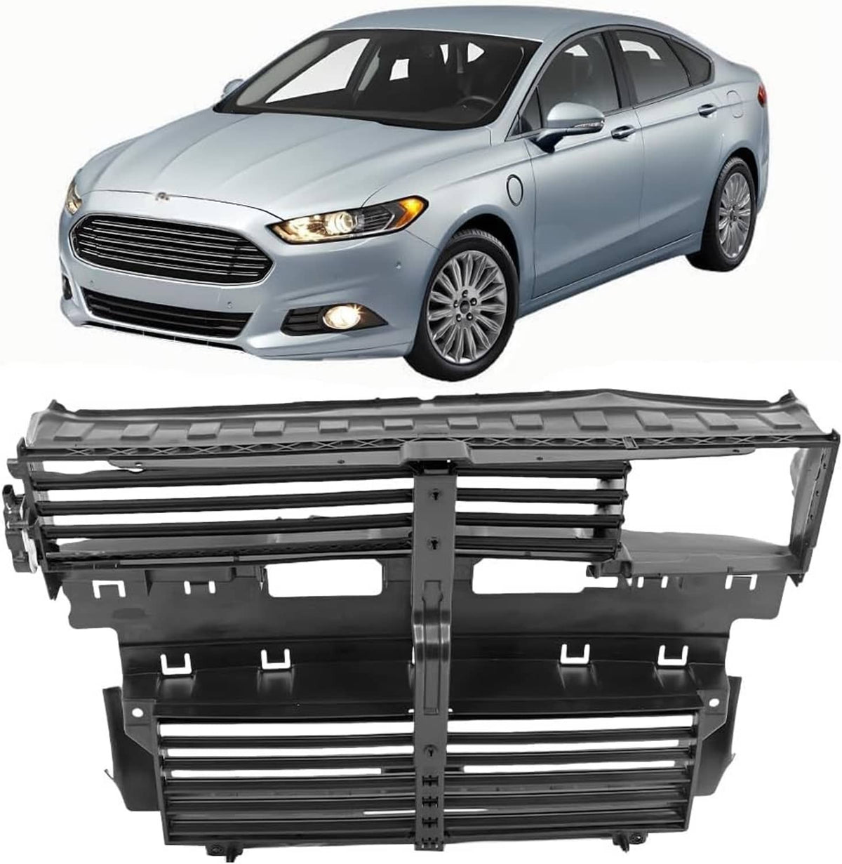 Bethesda Industrial Active Grille Shutter Radiator w/ Motor for 2013-2016 Ford Fusion Assy DS7Z8475B
