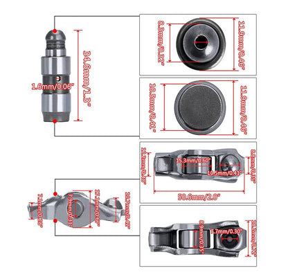 Bethesda Industrial 48Pcs Rocker Arms & Valve Lifters Kit For 2011-2020 Jeep Dodge Chrysler 3.2/3.6L