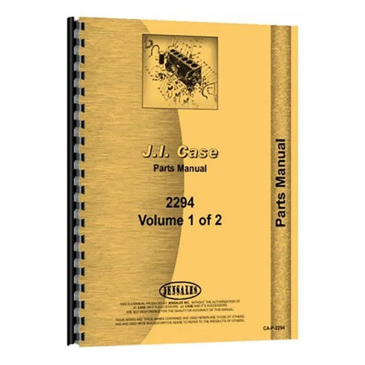 Bethesda Industrial Parts Manual fits Case 2294