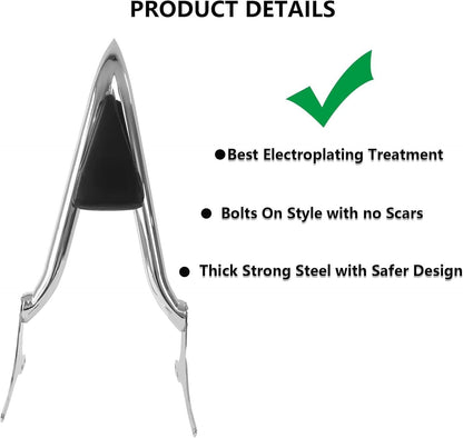 Bethesda Industrial New 22'' Chrome Backrest Sissy Bar For Harley Road King Electra Glide 1997-2008