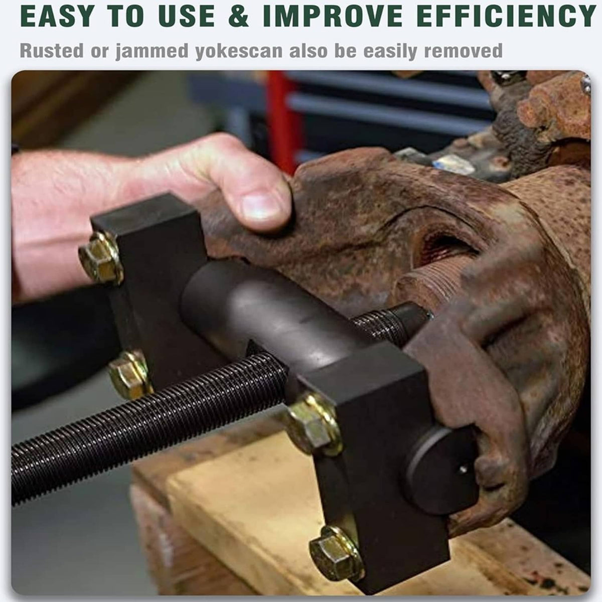 Bethesda Industrial 10803 Heavy Duty Yoke Puller Tool For Semi Trucks, Class 6-8 Trucks & Equipment