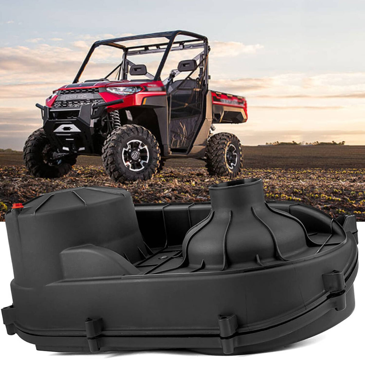 Bethesda Industrial For Polaris General 1000 / 4 1000 2017-2023 Outer & Inner Clutch Belt Cover UTV